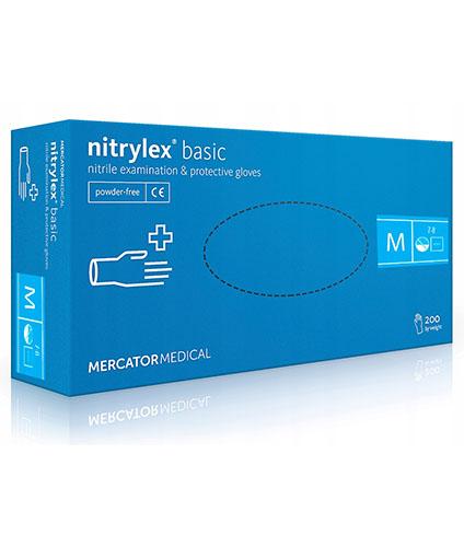 Перчатки смотровые Nitrylex Basic