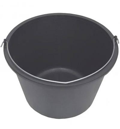 Відро кругле будівельне з металевою ручкою 12л пластик
