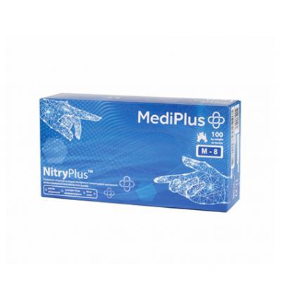 Перчатки нитриловые MediPlus 100шт М