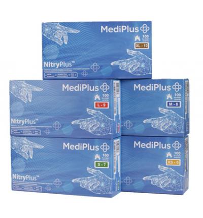 Перчатки нитриловые MediPlus 100шт М