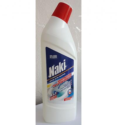 Моющее и дезинфицирующее средство для унитаза Naki 1л