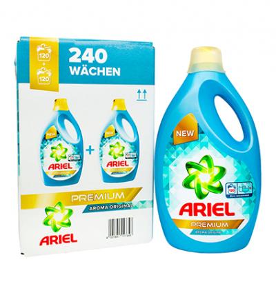 Гель для прання Ariel premium gel 6+6л